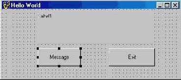 Hello World — приложение GUI