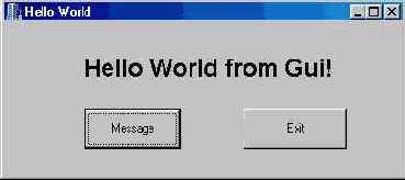Hello World — приложение GUI